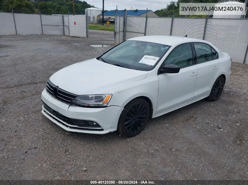 3VWD17AJ4GM240476 2016 Volkswagen Jetta 1.8T Sport