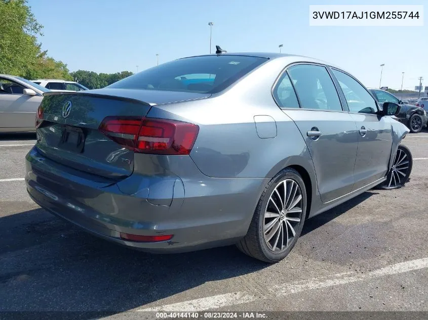 3VWD17AJ1GM255744 2016 Volkswagen Jetta 1.8T Sport