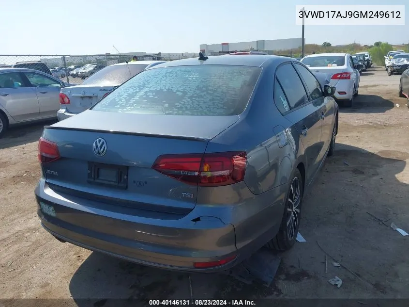 3VWD17AJ9GM249612 2016 Volkswagen Jetta 1.8T Sport