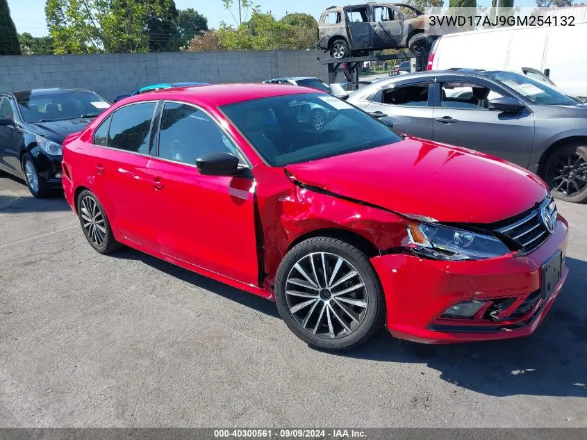 2016 Volkswagen Jetta 1.8T Sport VIN: 3VWD17AJ9GM254132 Lot: 40300561