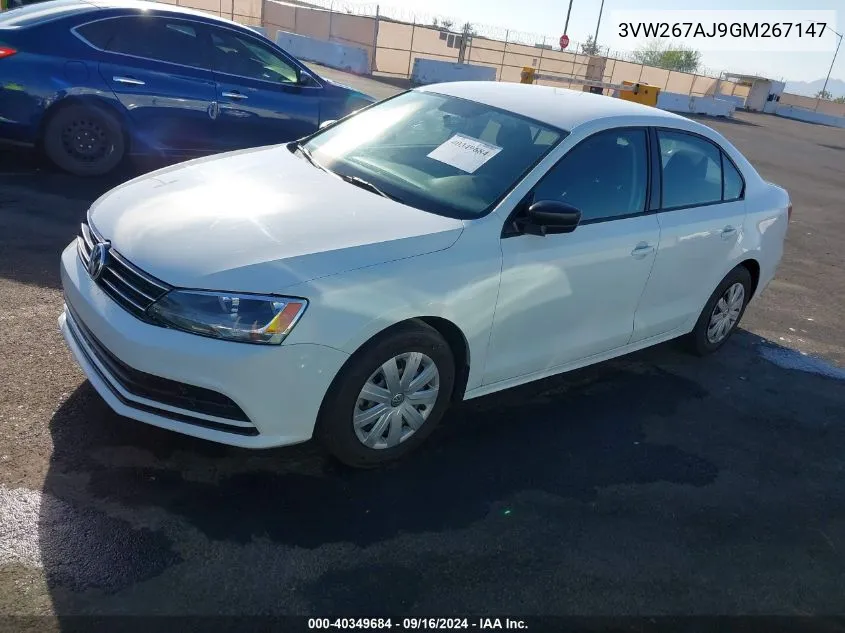 2016 Volkswagen Jetta 1.4T S VIN: 3VW267AJ9GM267147 Lot: 40349684