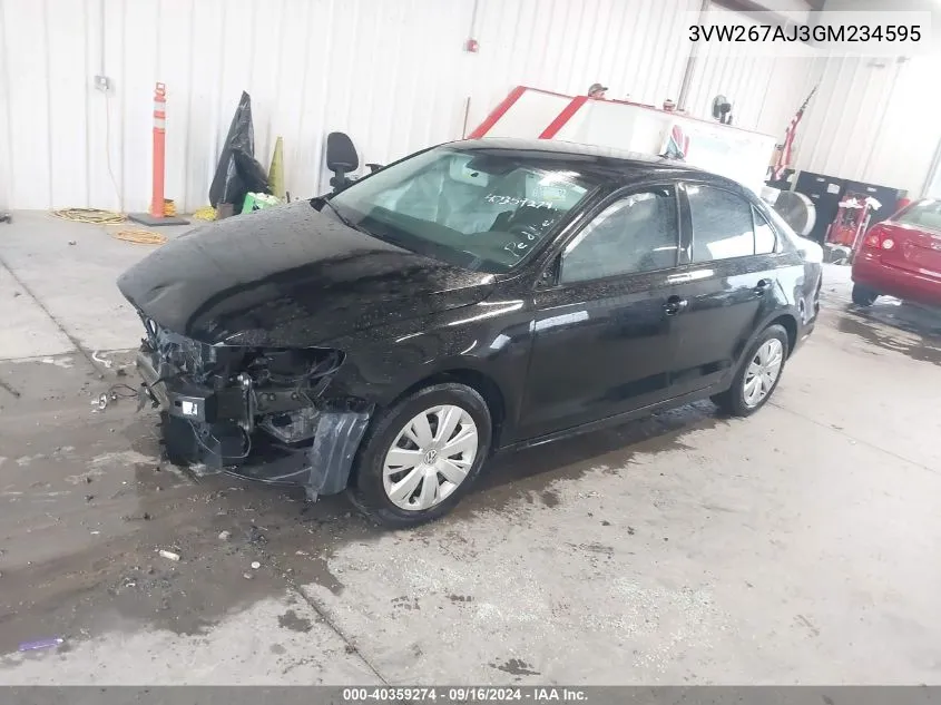 3VW267AJ3GM234595 2016 Volkswagen Jetta 1.4T S