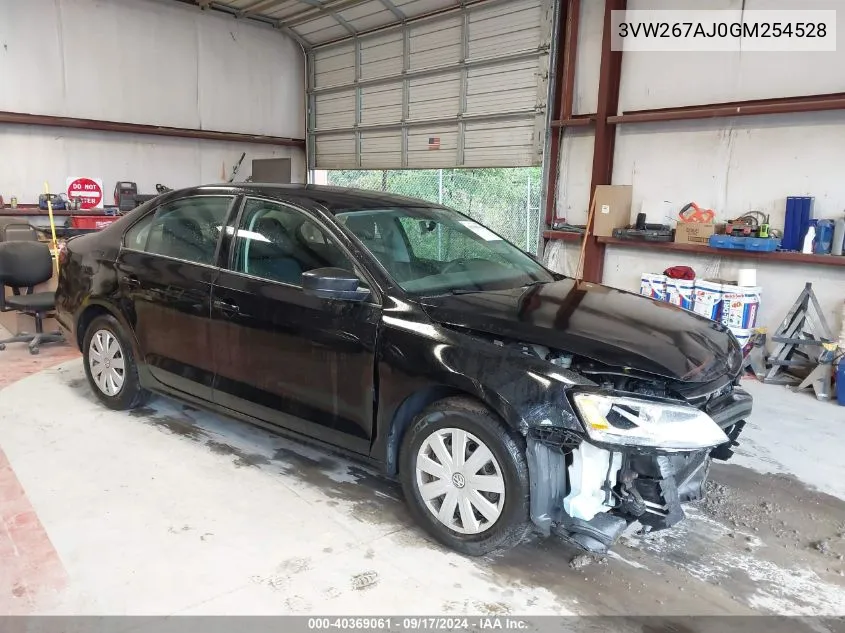 3VW267AJ0GM254528 2016 Volkswagen Jetta 1.4T S