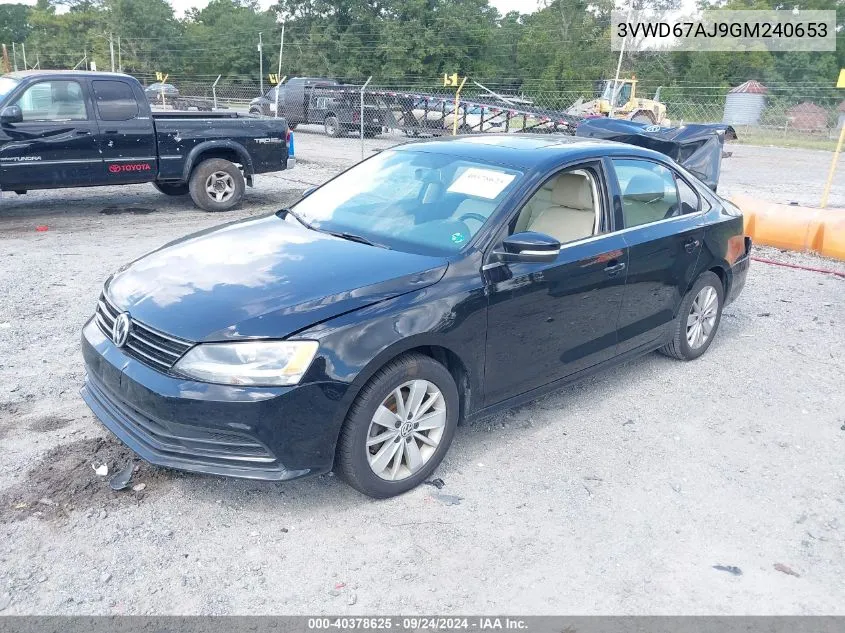 3VWD67AJ9GM240653 2016 Volkswagen Jetta 1.4T Se