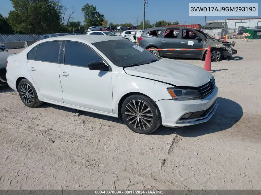 3VWD17AJ9GM293190 2016 Volkswagen Jetta 1.8T Sport