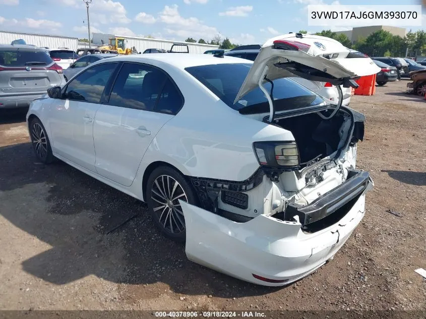 3VWD17AJ6GM393070 2016 Volkswagen Jetta 1.8T Sport