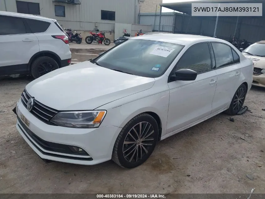 3VWD17AJ8GM393121 2016 Volkswagen Jetta 1.8T Sport