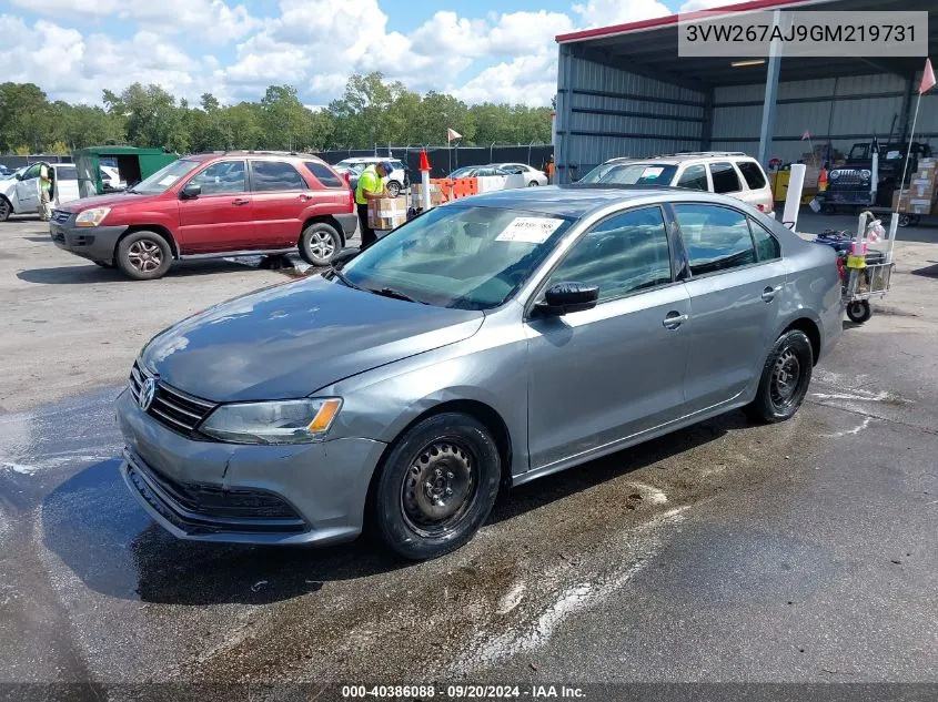 3VW267AJ9GM219731 2016 Volkswagen Jetta 1.4T S