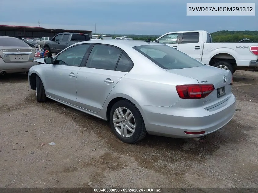 3VWD67AJ6GM295352 2016 Volkswagen Jetta 1.4T Se