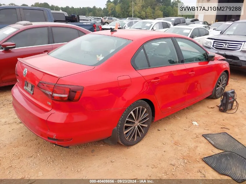 3VWB17AJ1GM279288 2016 Volkswagen Jetta 1.8T Sport