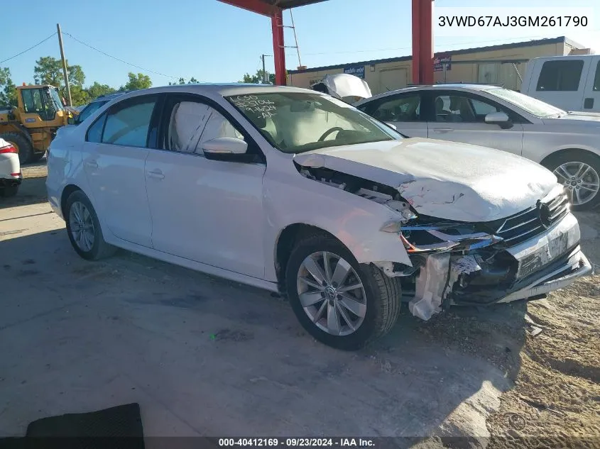 3VWD67AJ3GM261790 2016 Volkswagen Jetta 1.4T Se