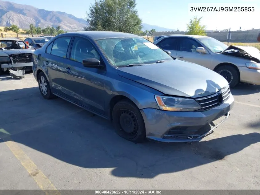 2016 Volkswagen Jetta S VIN: 3VW267AJ9GM255855 Lot: 40428622