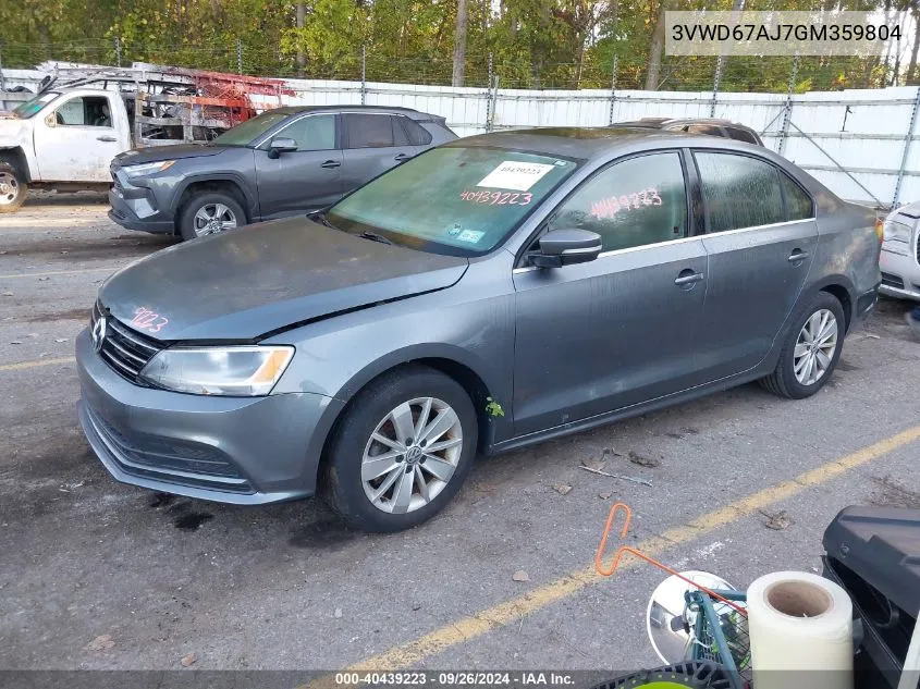 3VWD67AJ7GM359804 2016 Volkswagen Jetta Se