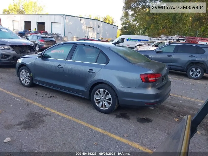 3VWD67AJ7GM359804 2016 Volkswagen Jetta Se