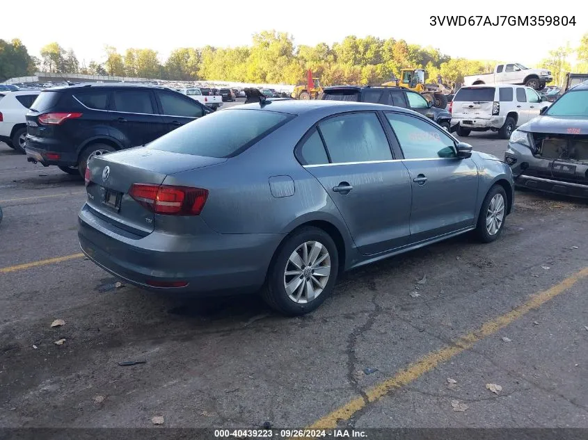 3VWD67AJ7GM359804 2016 Volkswagen Jetta Se