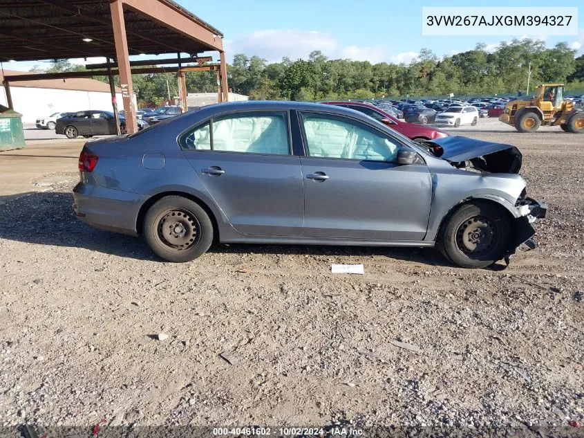 2016 Volkswagen Jetta 1.4T S VIN: 3VW267AJXGM394327 Lot: 40461602