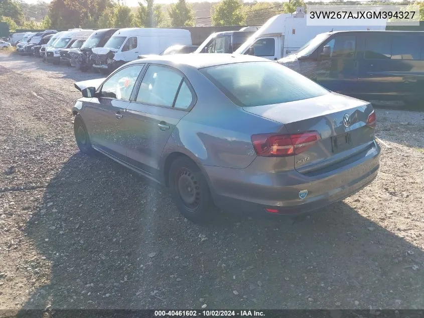 3VW267AJXGM394327 2016 Volkswagen Jetta 1.4T S