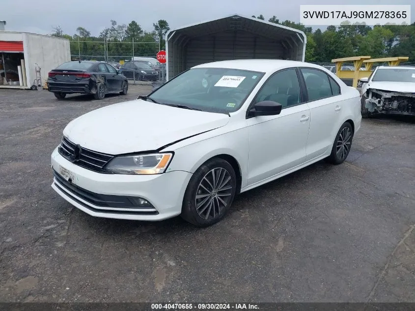 3VWD17AJ9GM278365 2016 Volkswagen Jetta 1.8T Sport