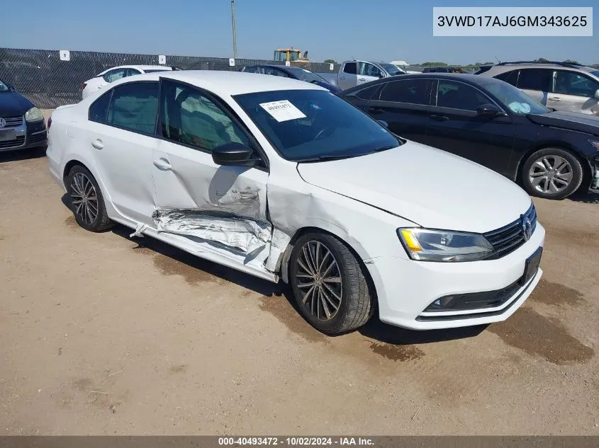 3VWD17AJ6GM343625 2016 Volkswagen Jetta 1.8T Sport