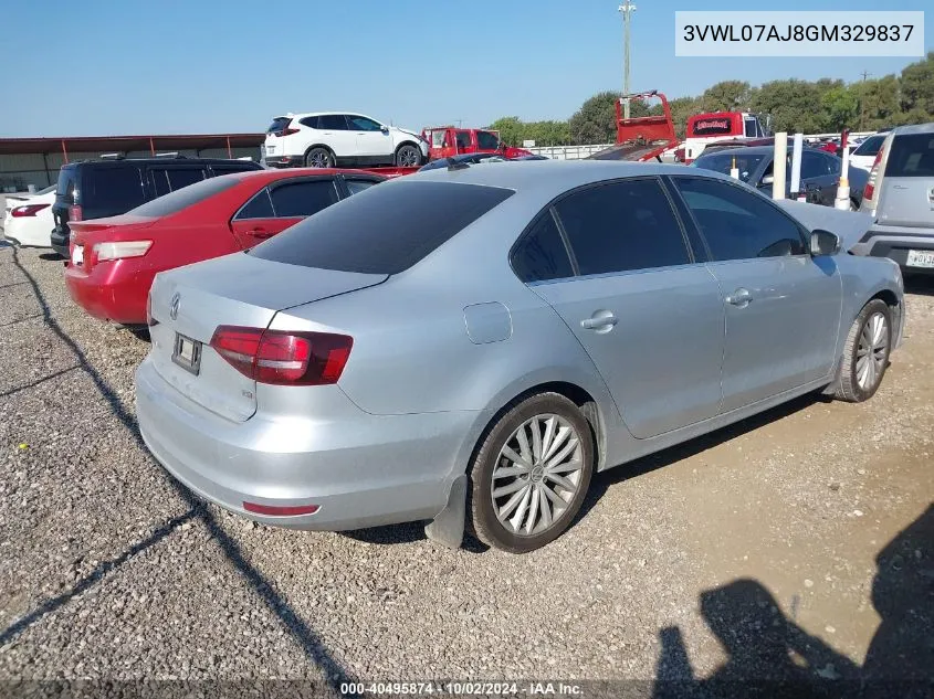 3VWL07AJ8GM329837 2016 Volkswagen Jetta 1.8T Sel/1.8T Sel Premium