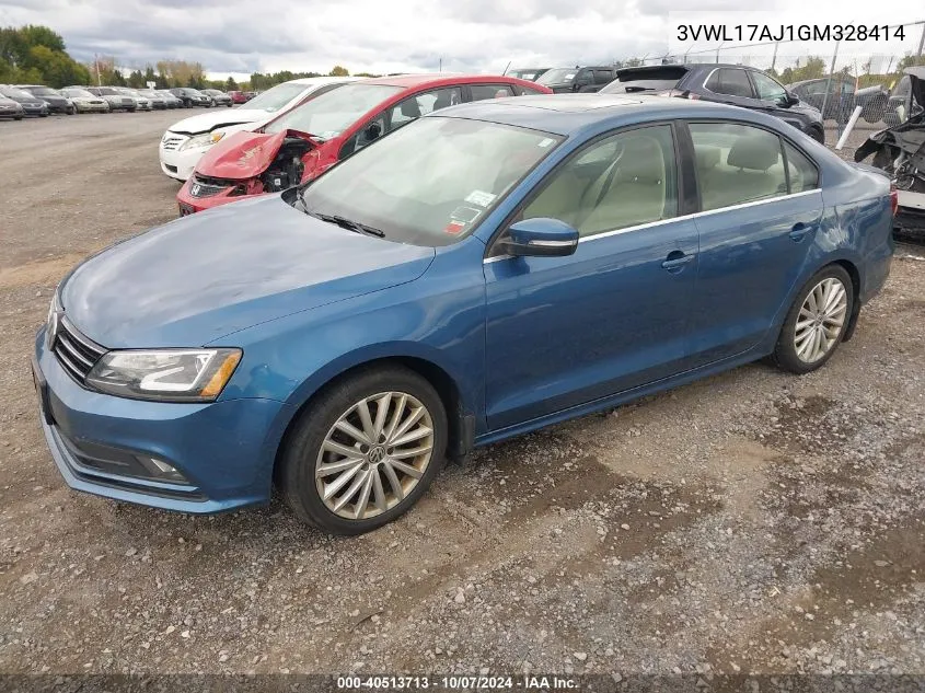 2016 Volkswagen Jetta 1.8T Sel VIN: 3VWL17AJ1GM328414 Lot: 40513713