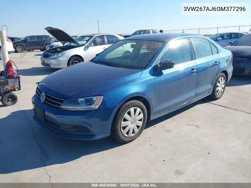 3VW267AJ6GM377296 2016 Volkswagen Jetta 1.4T S