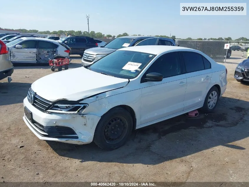 3VW267AJ8GM255359 2016 Volkswagen Jetta 1.4T S