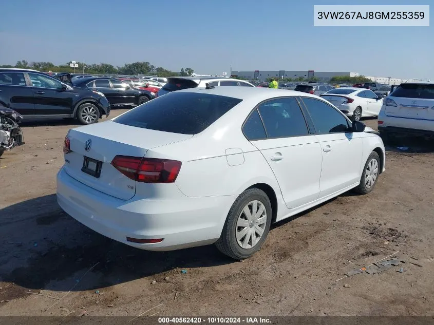 3VW267AJ8GM255359 2016 Volkswagen Jetta 1.4T S