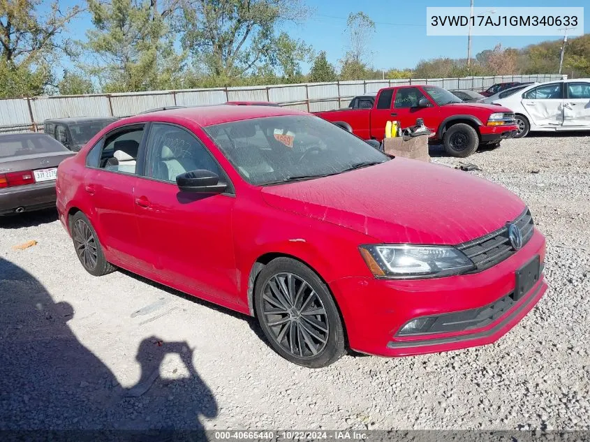 3VWD17AJ1GM340633 2016 Volkswagen Jetta 1.8T Sport