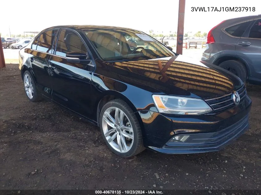 2016 Volkswagen Jetta 1.8T Sel VIN: 3VWL17AJ1GM237918 Lot: 40678135