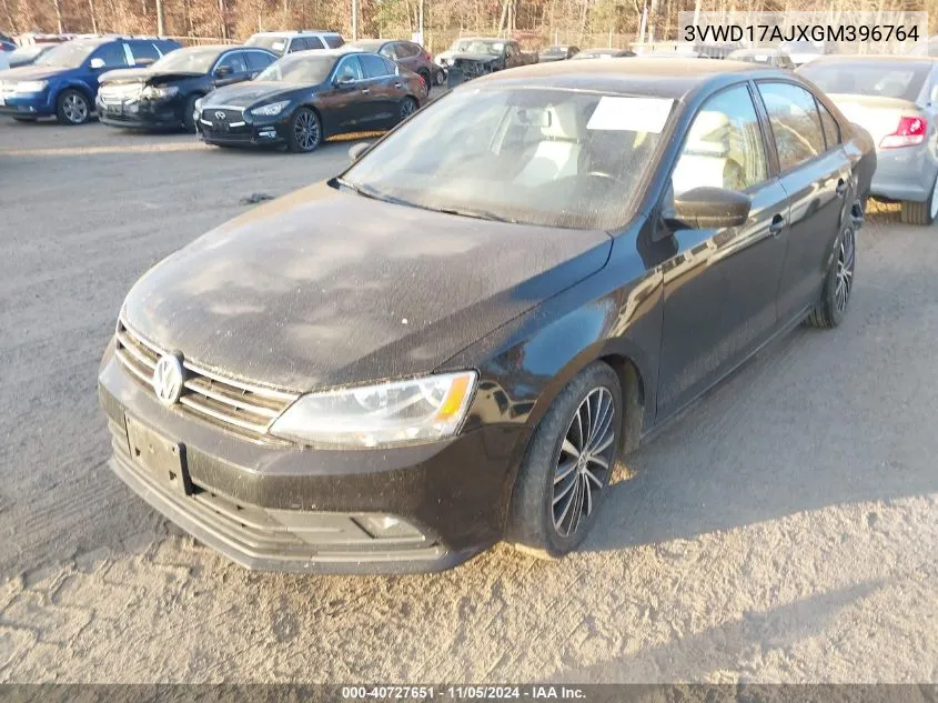 2016 Volkswagen Jetta 1.8T Sport VIN: 3VWD17AJXGM396764 Lot: 40727651