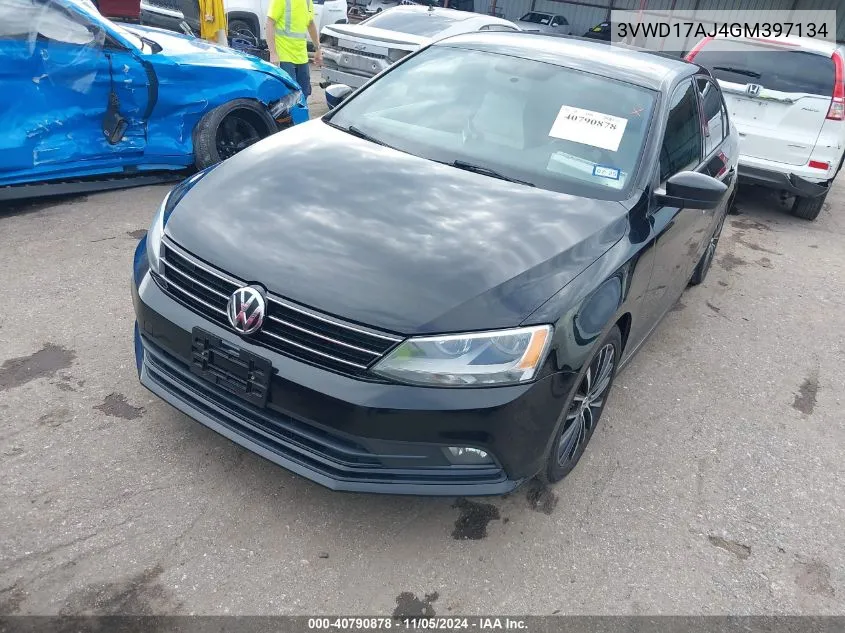 2016 Volkswagen Jetta 1.8T Sport VIN: 3VWD17AJ4GM397134 Lot: 40790878