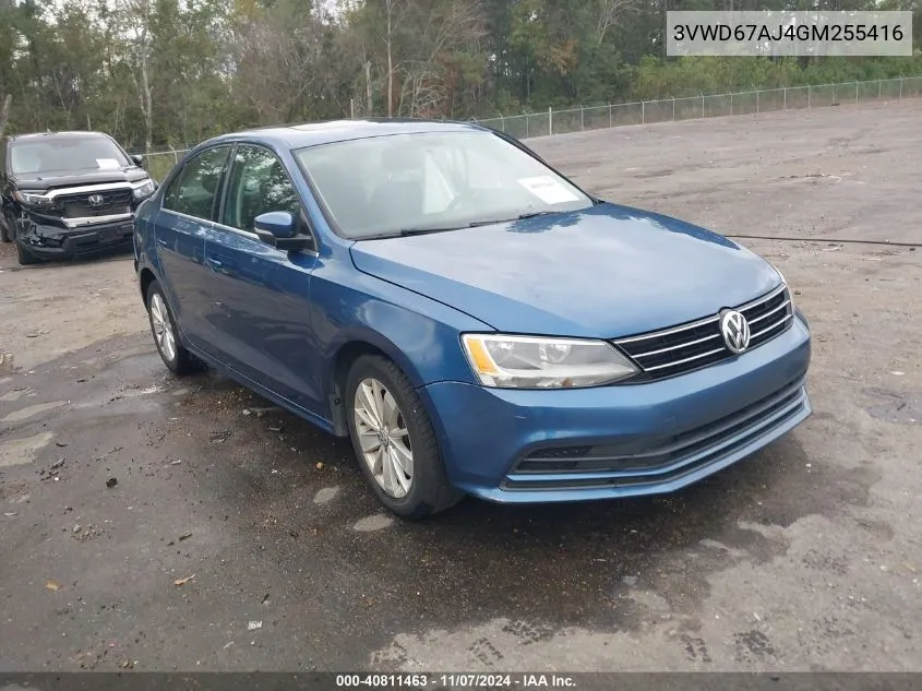 2016 Volkswagen Jetta 1.4T Se VIN: 3VWD67AJ4GM255416 Lot: 40811463