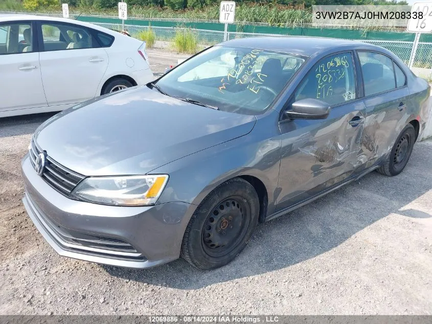 3VW2B7AJ0HM208338 2017 Volkswagen Jetta