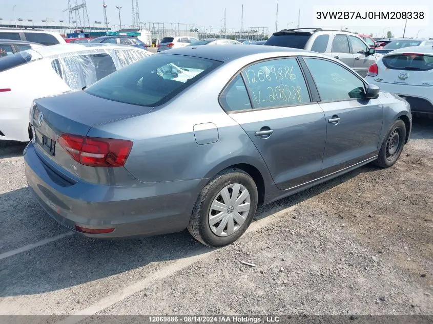 3VW2B7AJ0HM208338 2017 Volkswagen Jetta