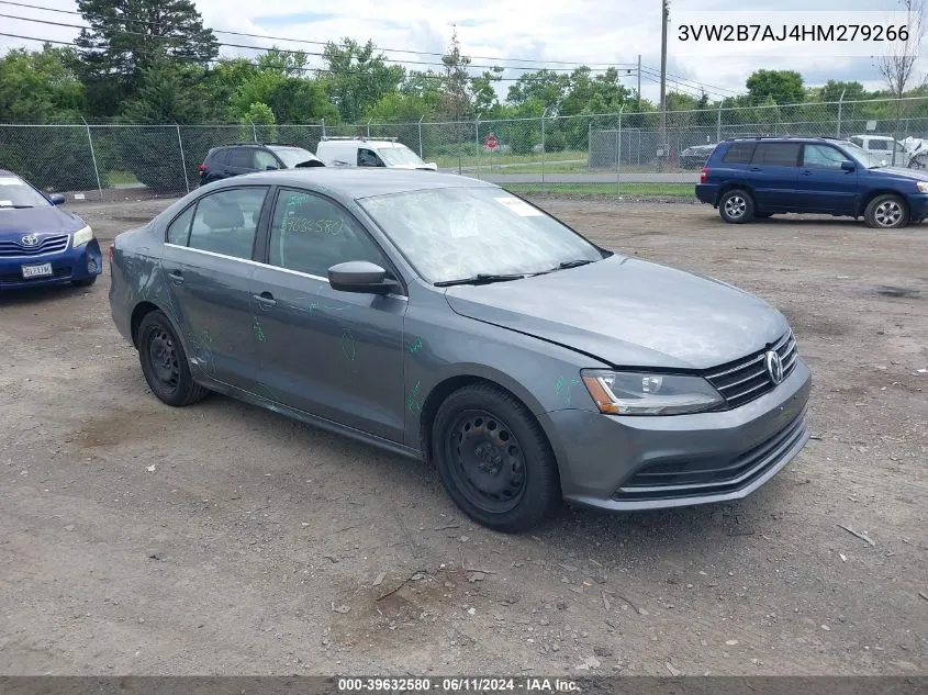 2017 Volkswagen Jetta 1.4T S VIN: 3VW2B7AJ4HM279266 Lot: 39632580