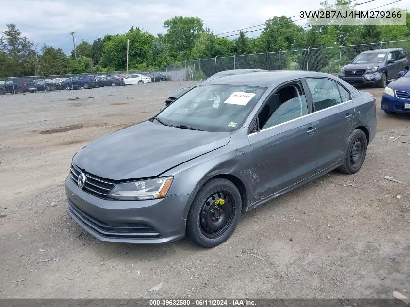 2017 Volkswagen Jetta 1.4T S VIN: 3VW2B7AJ4HM279266 Lot: 39632580