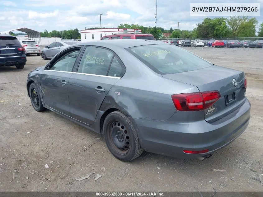 3VW2B7AJ4HM279266 2017 Volkswagen Jetta 1.4T S