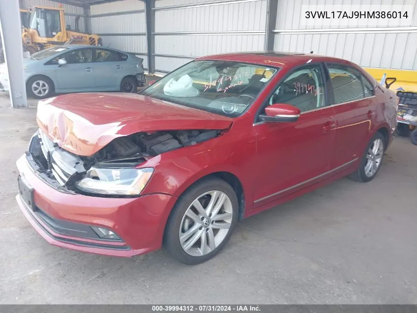 3VWL17AJ9HM386014 2017 Volkswagen Jetta 1.8T Sel/1.8T Sel Premium