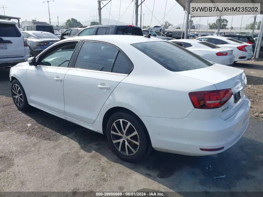 3VWDB7AJXHM235202 2017 Volkswagen Jetta 1.4T Se