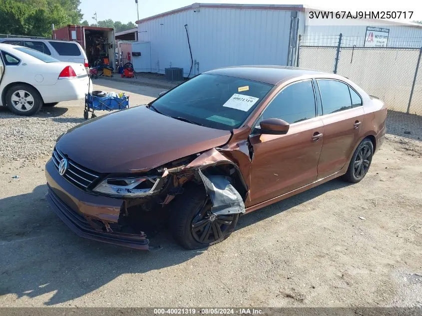 3VW167AJ9HM250717 2017 Volkswagen Jetta 1.4T S