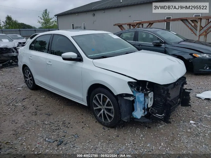 3VWDB7AJ9HM295522 2017 Volkswagen Jetta 1.4T Se