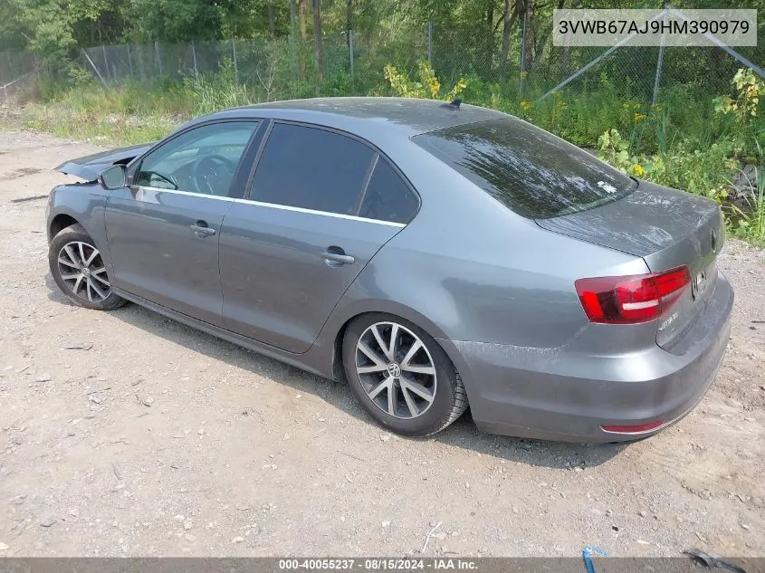 2017 Volkswagen Jetta Se VIN: 3VWB67AJ9HM390979 Lot: 40055237