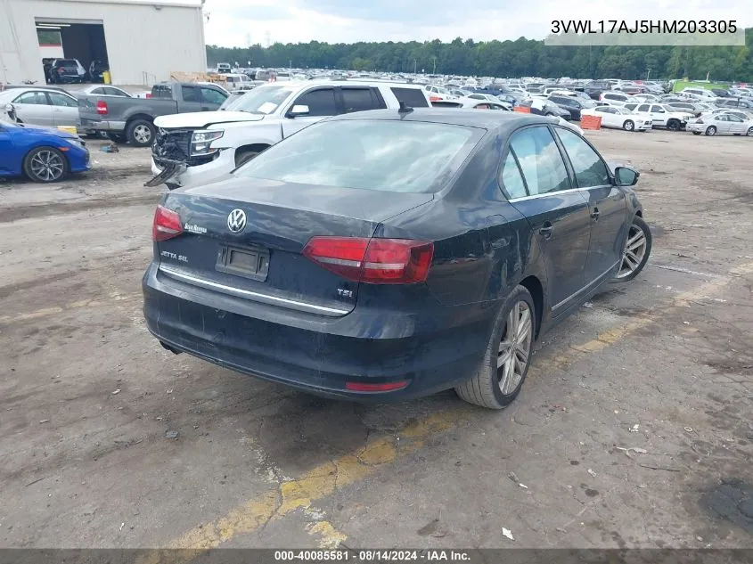 3VWL17AJ5HM203305 2017 Volkswagen Jetta 1.8T Sel/1.8T Sel Premium