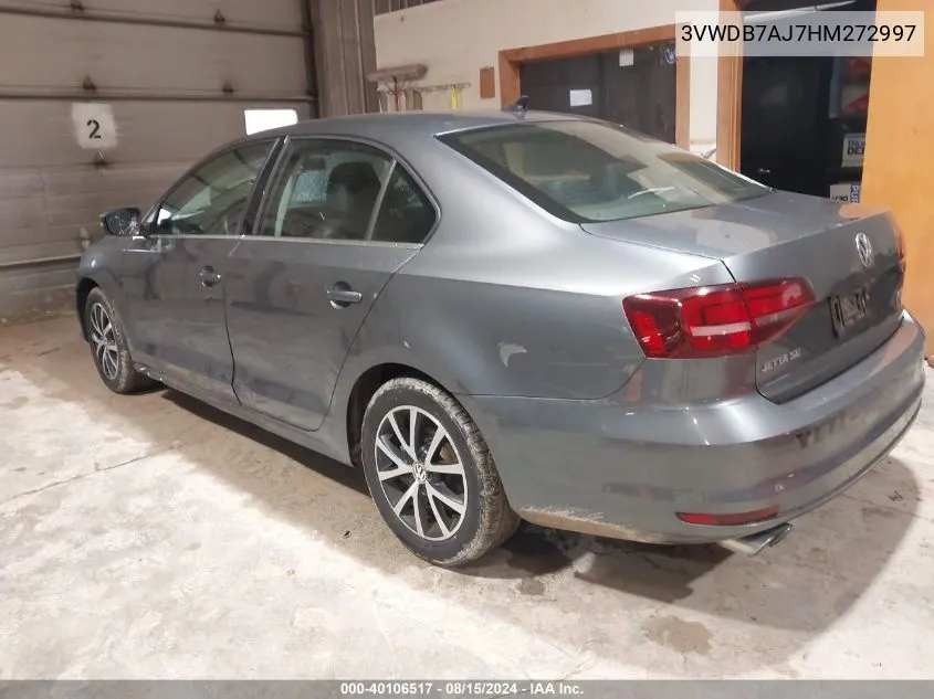 3VWDB7AJ7HM272997 2017 Volkswagen Jetta 1.4T Se