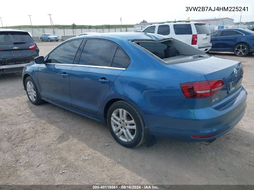 3VW2B7AJ4HM225241 2017 Volkswagen Jetta 1.4T S