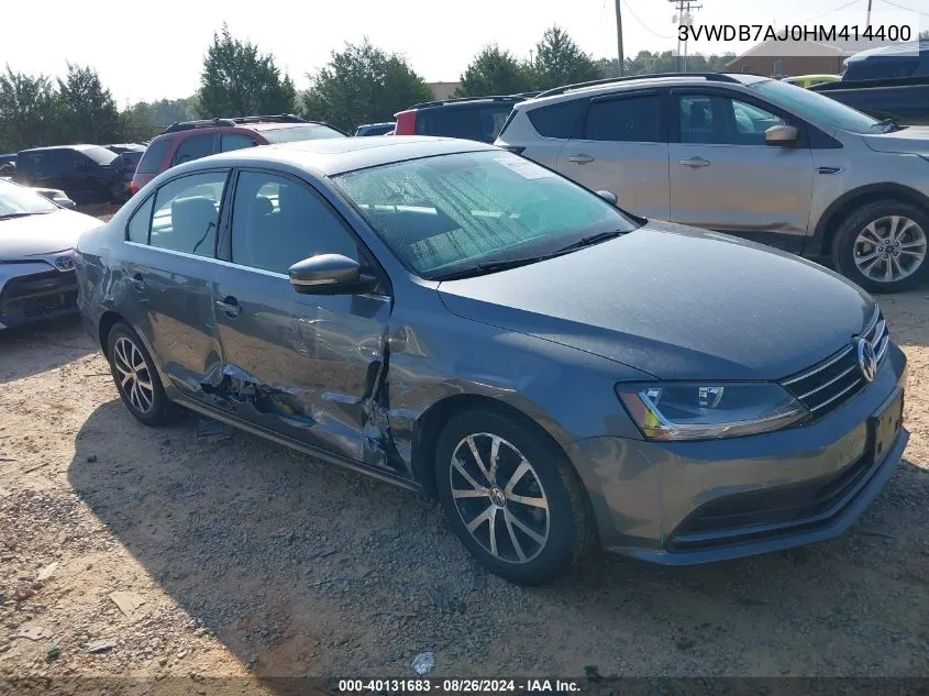 3VWDB7AJ0HM414400 2017 Volkswagen Jetta 1.4T Se