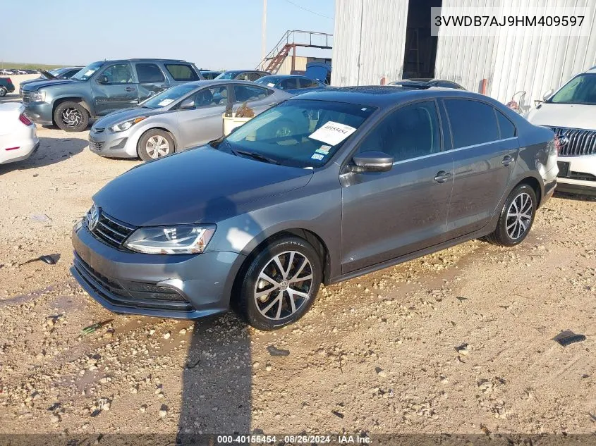 3VWDB7AJ9HM409597 2017 Volkswagen Jetta 1.4T Se