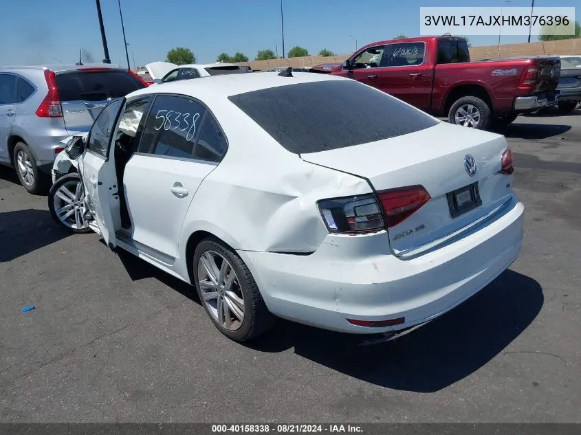 3VWL17AJXHM376396 2017 Volkswagen Jetta 1.8T Sel/1.8T Sel Premium