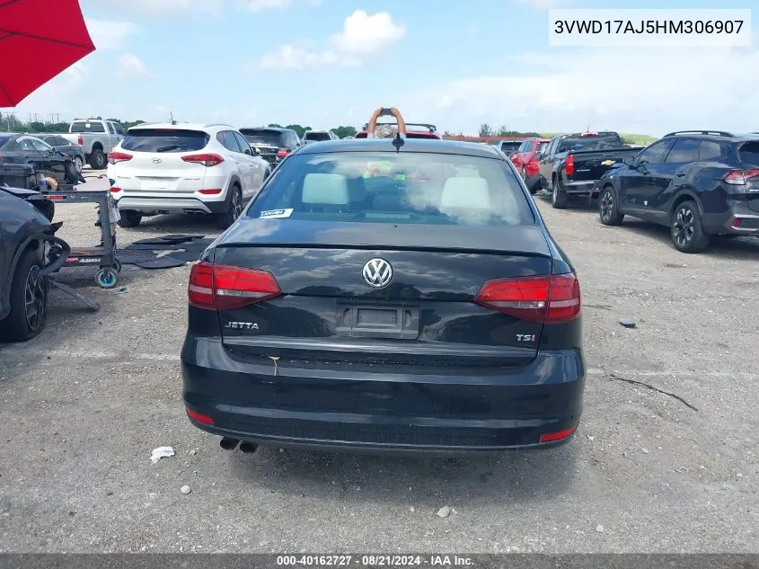 3VWD17AJ5HM306907 2017 Volkswagen Jetta Sport